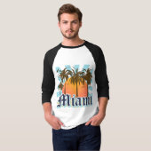 Miami BeachフロリダFLA Tシャツ (正面フル)