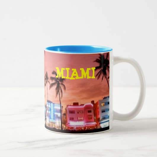 Miami Beach ツートーンマグカップ (右)