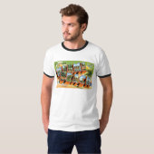 Miami Beach、フロリダからの挨拶! Tシャツ (正面フル)