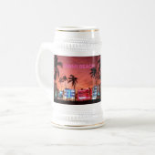 Miami Beach、フロリダ ビールジョッキ (正面左)