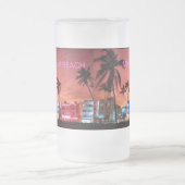 Miami Beach、フロリダ フロストグラスビールジョッキ (中央)