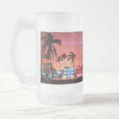 Miami Beach、フロリダ フロストグラスビールジョッキ (左)