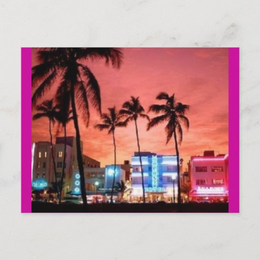 Miami Beach、フロリダ ポストカード (正面)
