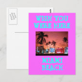 MIAMI BEACH ポストカード (正面/裏面)