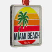Miami Beach メタルオーナメント (右)