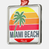 Miami Beach メタルオーナメント (左)