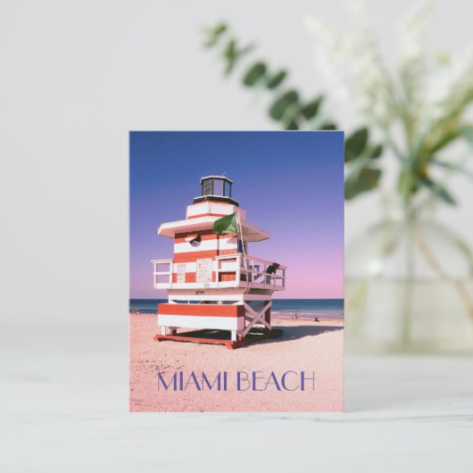 Miami Beach #01 ポストカード (スタンド正面)