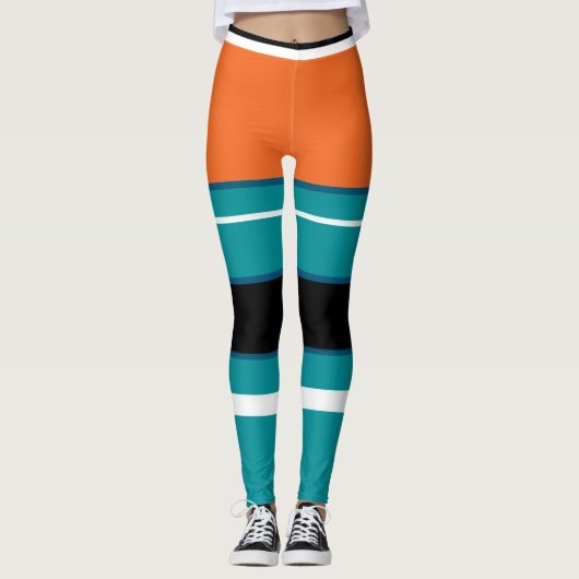 "MIAMI BEACH" - Activewear Leggings レギンス (正面)