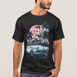 MIAMI beach Cars 2 Tシャツ