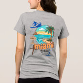 Miami Beach | Every Journey Is an Adventure Tee トライブレンドＴシャツ (裏面)