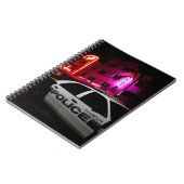 Miami Beach police car on Ocean Drive ノートブック (左側)