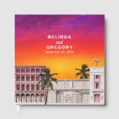 Miami Beach Rainbow Row Charleston Palm Wedding ゲストブック (正面)