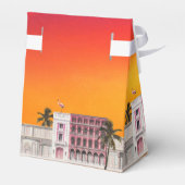 Miami Beach Rainbow Row Charleston Palm Wedding フェイバーボックス (裏面サイド)