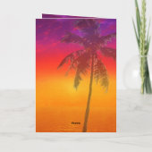 Miami Beach Rainbow Row Wedding Order of Service プログラム (裏面)