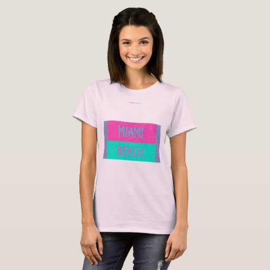 MIAMI BEACH Tシャツ (正面フル)