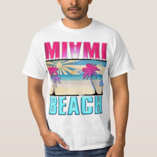 Miami Beach Tシャツ (正面)