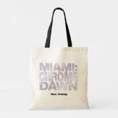 Miami Chrome Dawn Liquid Metal Y3K Aesthetic Art トートバッグ (裏面)
