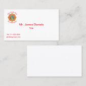 Miami Dade Fire Department Emblem Business Card 名刺 (正面/裏面)