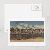 Miami, FL - Greyhound Dog Race at Kennel Club ポストカード (正面/裏面)