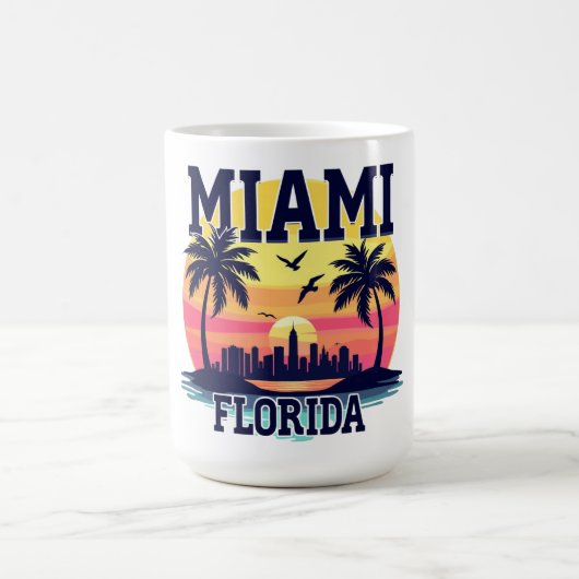 MIAMI FLORIDA コーヒーマグカップ (中央)