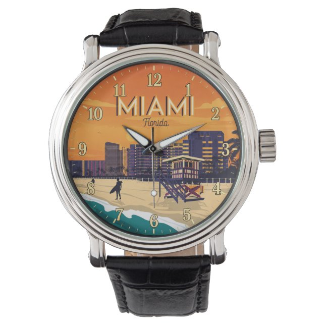 Miami Florida Beach 腕時計 (正面)