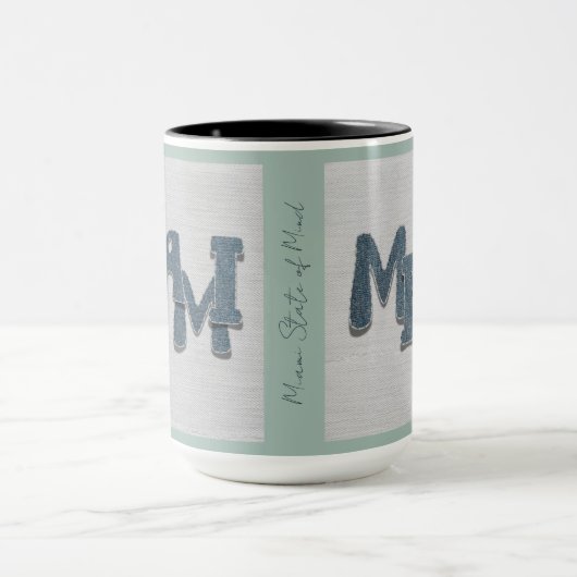 Miami Florida Denim Mug マグカップ (中央)