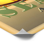 Miami Florida Orange Blossom Special Train Art ポスター (角)