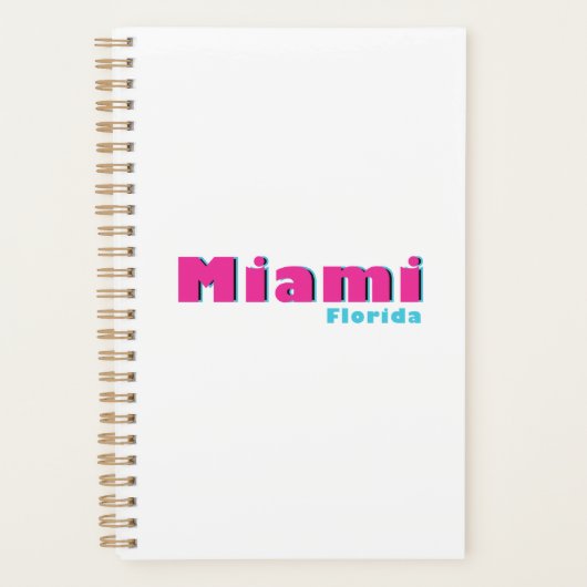 Miami, Florida Planner   プランナー手帳 (正面)
