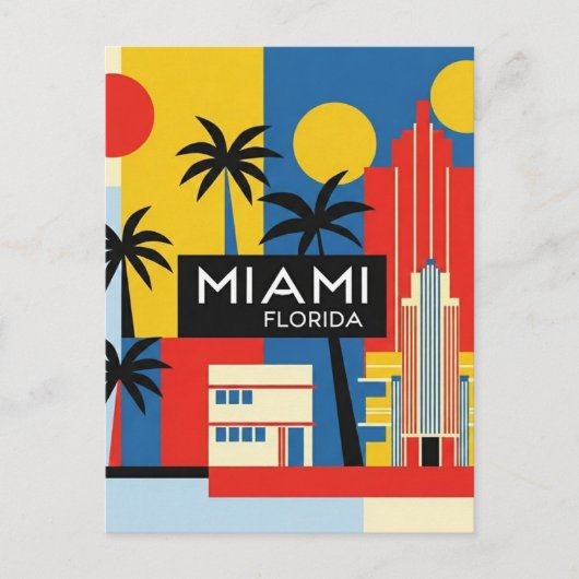 Miami Florida Travel ポストカード (正面)