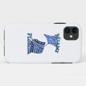 Miami Florida Vacation Tribal Stingray Beach Case-Mate iPhoneケース (裏面(横))