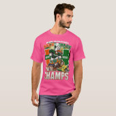 Miami Hurricanes Black Back 2 Back State Champs gi Tシャツ (正面フル)