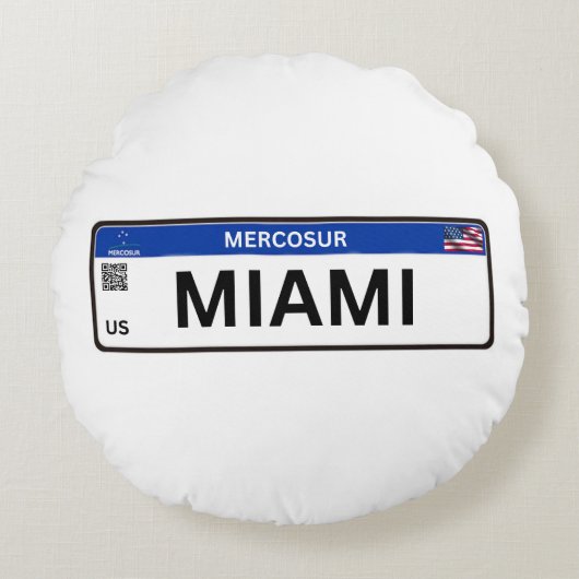 Miami Mercosur ラウンドクッション (正面)