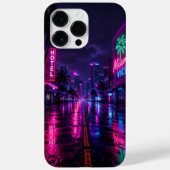Miami Neon Night Cell Phone Case Case-Mate iPhoneケース (裏面)