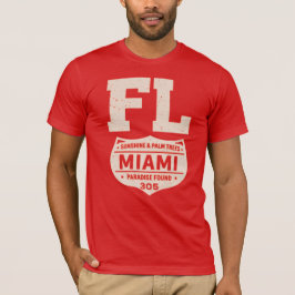 Miami Paradise Found Florida Graphic Tシャツ