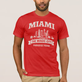 Miami Skyline Magic City Graphic Tシャツ