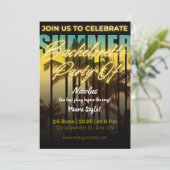 Miami Summer Girls Weekend Bachelorette Party 招待状 (スタンド正面)