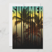 Miami Summer Girls Weekend Bachelorette Party 招待状 (裏面)