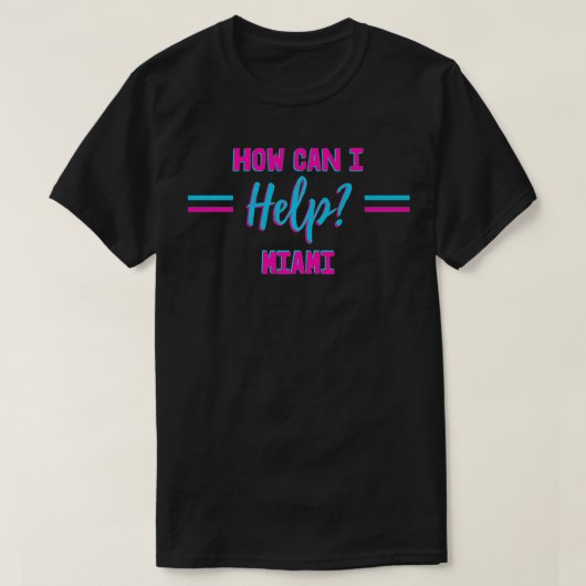 Miami Tech How Can I 救済 Francis Suarez Premium Tシャツ (デザイン正面)