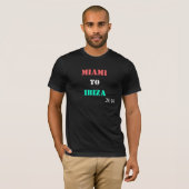 Miami to ibiza tシャツ (正面フル)