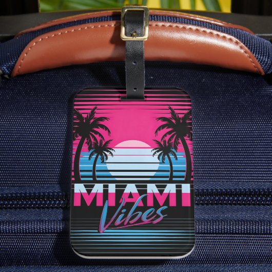 Miami Vibes ラゲッジタグ (正面インサイチュ2)