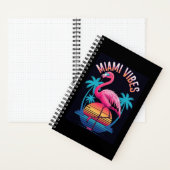 Miami Vibes Summer Flamingo Design-63454 ノートブック (内側)