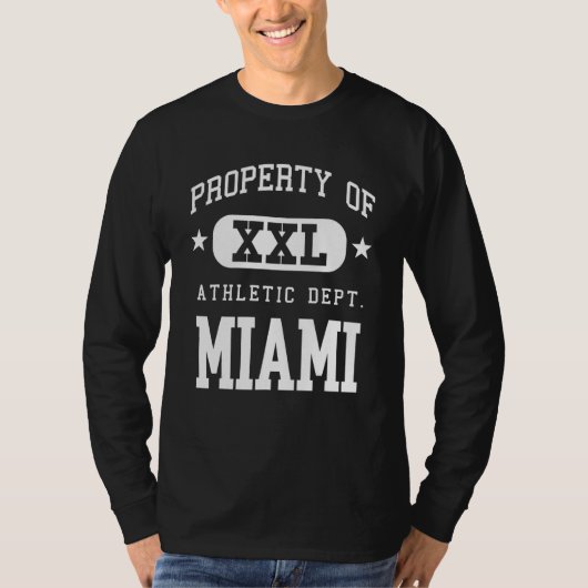 Miami XXL Athletic School Property Tシャツ (正面)