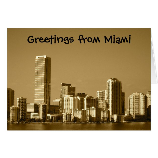 miamiskylineカード (正面横)