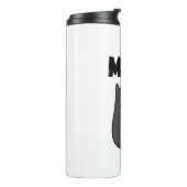 MIAO黒猫リユース飲料ボトル タンブラー (回転左)