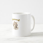 Miaowwwww! | Funny Cat Coffee Mug for Cat Lovers コーヒーマグカップ (正面右)