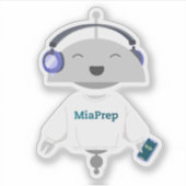 MiaPrep スウェットステッカー シール (正面)