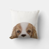 miartによる無頓着なチャールズ王スパニエル犬 クッション (正面)