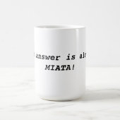 Miataの常にコーヒー・マグ コーヒーマグカップ (中央)