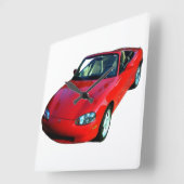 MIATAの時計 スクエア壁時計 (傾斜)