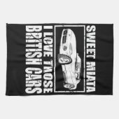 Miataの毒蛇イギリス車の冗談 キッチンタオル (横)